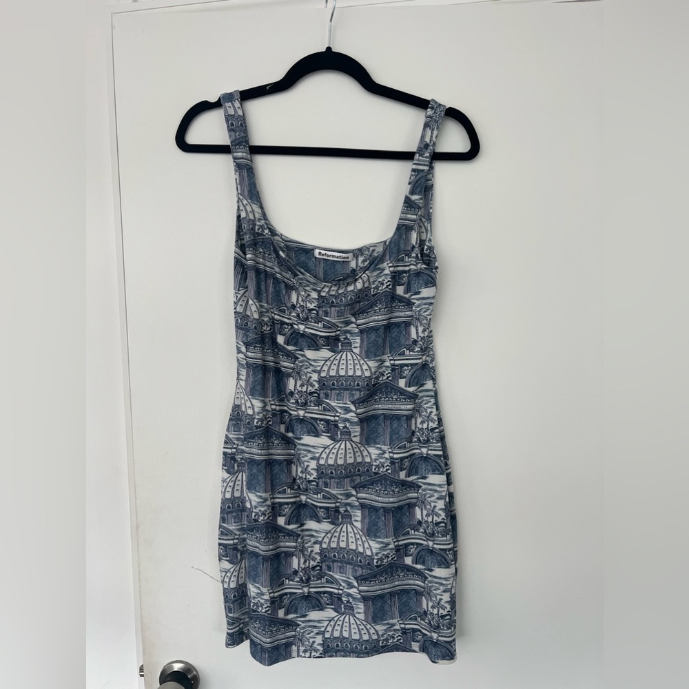Reformation Becky dress in Rome print size M